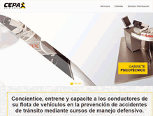 Tablet Screenshot of cepasafedrive.info